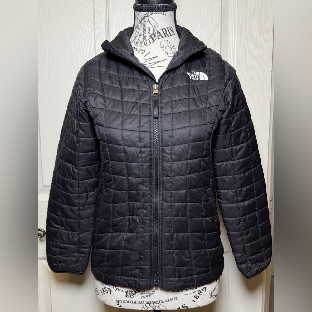 The North Face Black Quilted Puffer Style Jacket